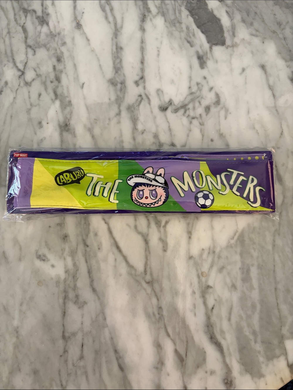 Labubu 'The Monsters' Purple & Lime Collectible Headband/tie on.